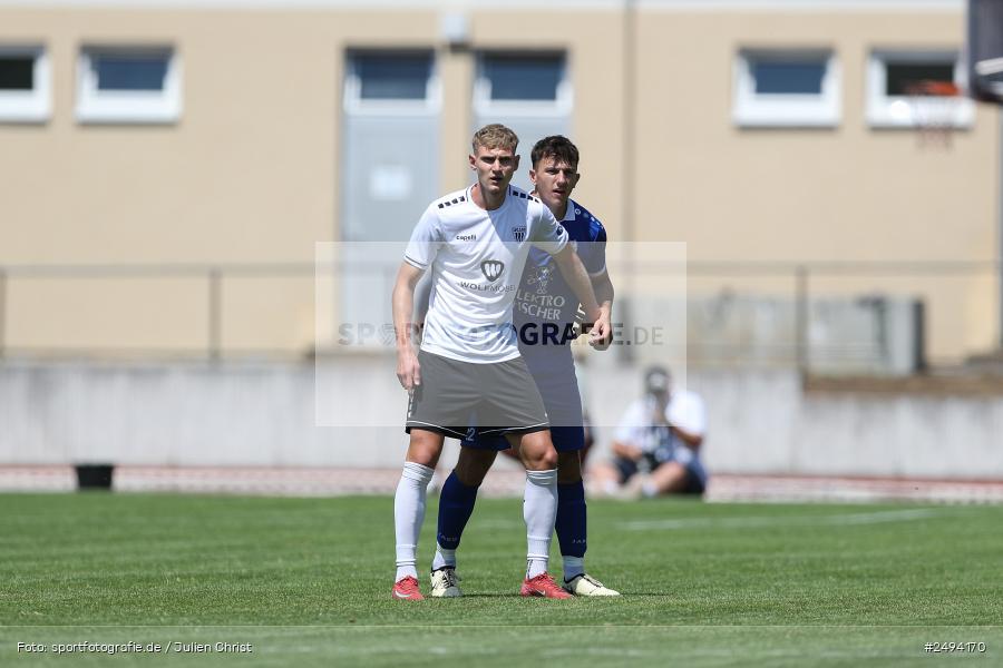 sport, action, Toto-Pokal Runde 1, Sportgelände, Fussball, FCS, FC06, Bad Kissingen, BFV, 19.07.2025, 1. FC Schweinfurt 1905, 1. FC 06 Bad Kissingen - Bild-ID: 2494170