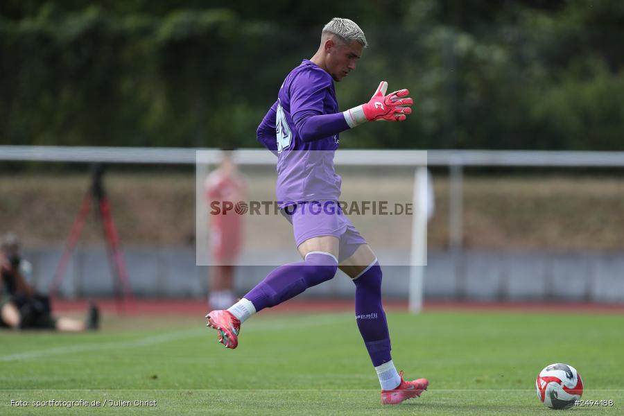 sport, action, Toto-Pokal Runde 1, Sportgelände, Fussball, FCS, FC06, Bad Kissingen, BFV, 19.07.2025, 1. FC Schweinfurt 1905, 1. FC 06 Bad Kissingen - Bild-ID: 2494188