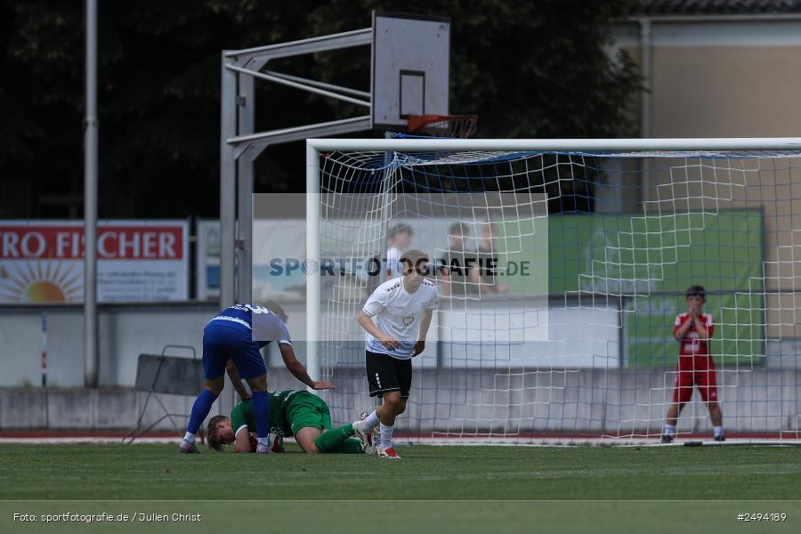sport, action, Toto-Pokal Runde 1, Sportgelände, Fussball, FCS, FC06, Bad Kissingen, BFV, 19.07.2025, 1. FC Schweinfurt 1905, 1. FC 06 Bad Kissingen - Bild-ID: 2494189