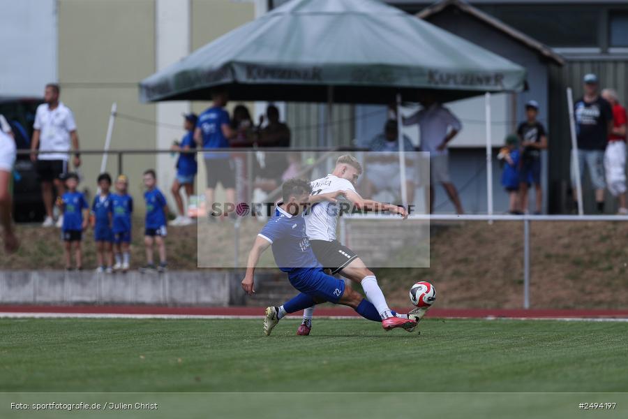 sport, action, Toto-Pokal Runde 1, Sportgelände, Fussball, FCS, FC06, Bad Kissingen, BFV, 19.07.2025, 1. FC Schweinfurt 1905, 1. FC 06 Bad Kissingen - Bild-ID: 2494197