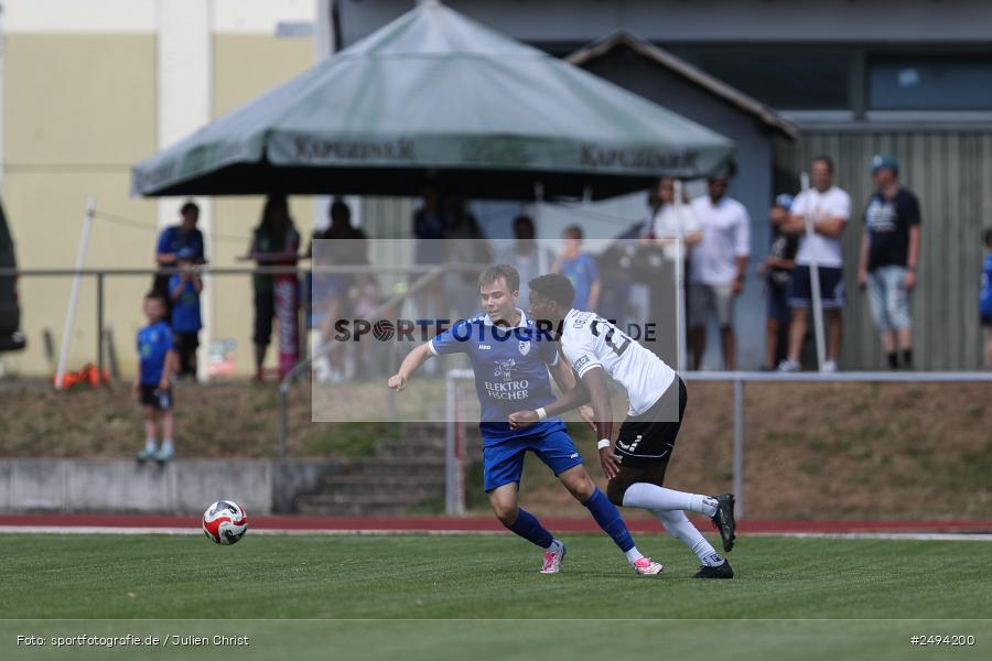 sport, action, Toto-Pokal Runde 1, Sportgelände, Fussball, FCS, FC06, Bad Kissingen, BFV, 19.07.2025, 1. FC Schweinfurt 1905, 1. FC 06 Bad Kissingen - Bild-ID: 2494200