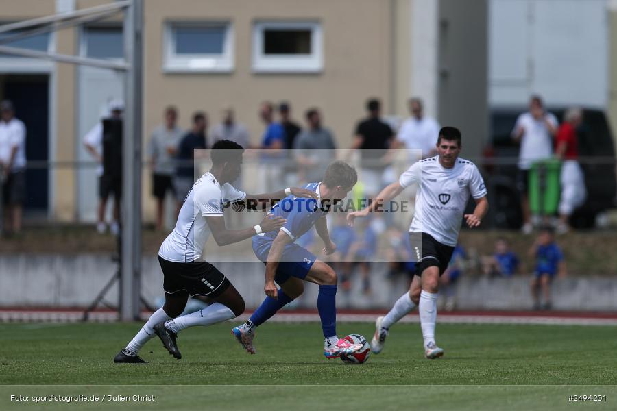 sport, action, Toto-Pokal Runde 1, Sportgelände, Fussball, FCS, FC06, Bad Kissingen, BFV, 19.07.2025, 1. FC Schweinfurt 1905, 1. FC 06 Bad Kissingen - Bild-ID: 2494201