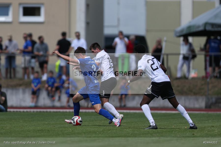 sport, action, Toto-Pokal Runde 1, Sportgelände, Fussball, FCS, FC06, Bad Kissingen, BFV, 19.07.2025, 1. FC Schweinfurt 1905, 1. FC 06 Bad Kissingen - Bild-ID: 2494202