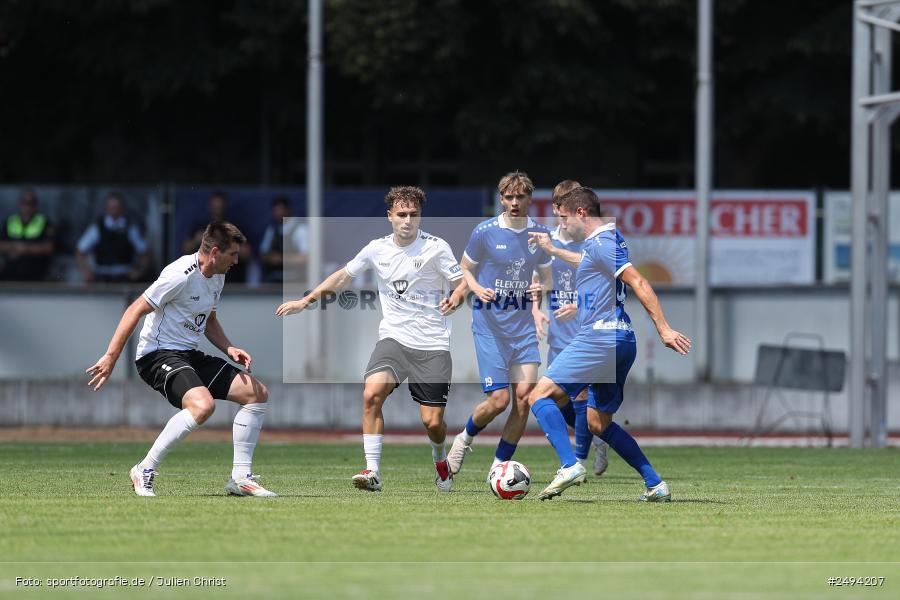 sport, action, Toto-Pokal Runde 1, Sportgelände, Fussball, FCS, FC06, Bad Kissingen, BFV, 19.07.2025, 1. FC Schweinfurt 1905, 1. FC 06 Bad Kissingen - Bild-ID: 2494207