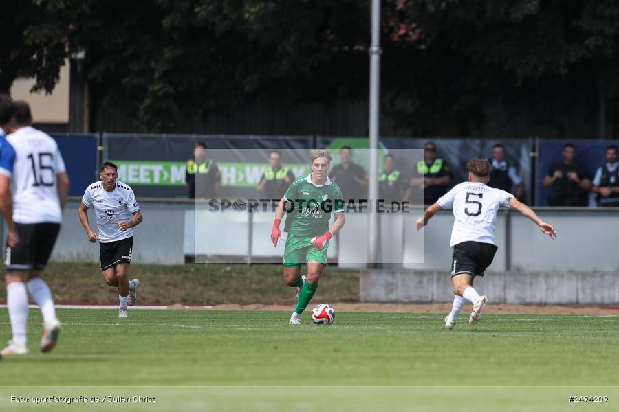 sport, action, Toto-Pokal Runde 1, Sportgelände, Fussball, FCS, FC06, Bad Kissingen, BFV, 19.07.2025, 1. FC Schweinfurt 1905, 1. FC 06 Bad Kissingen - Bild-ID: 2494209