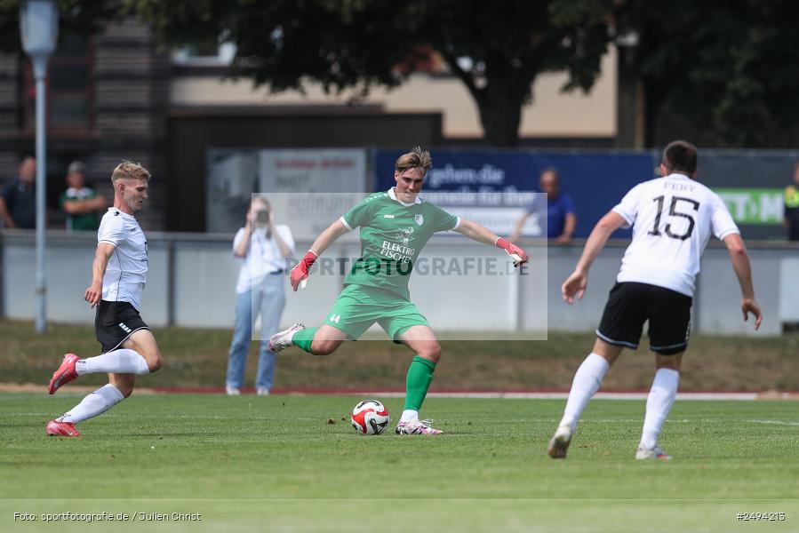 sport, action, Toto-Pokal Runde 1, Sportgelände, Fussball, FCS, FC06, Bad Kissingen, BFV, 19.07.2025, 1. FC Schweinfurt 1905, 1. FC 06 Bad Kissingen - Bild-ID: 2494213