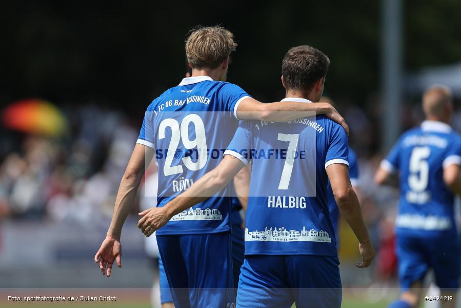 sport, action, Toto-Pokal Runde 1, Sportgelände, Fussball, FCS, FC06, Bad Kissingen, BFV, 19.07.2025, 1. FC Schweinfurt 1905, 1. FC 06 Bad Kissingen - Bild-ID: 2494219