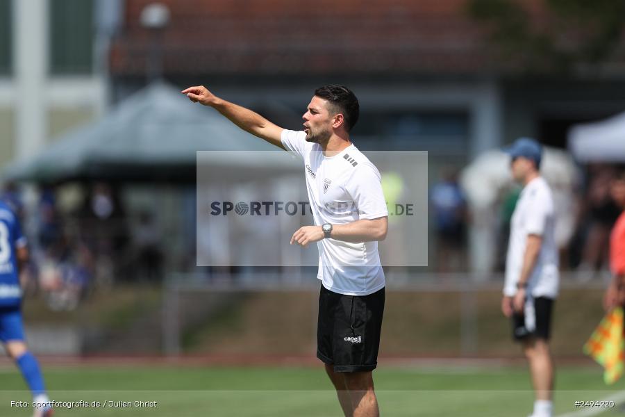 sport, action, Toto-Pokal Runde 1, Sportgelände, Fussball, FCS, FC06, Bad Kissingen, BFV, 19.07.2025, 1. FC Schweinfurt 1905, 1. FC 06 Bad Kissingen - Bild-ID: 2494220