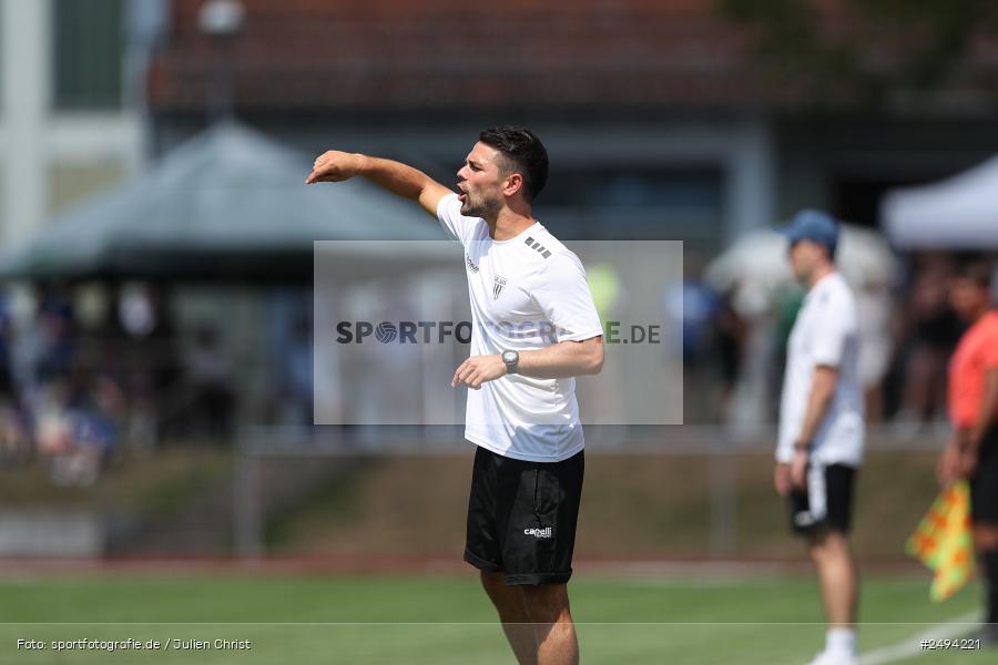 sport, action, Toto-Pokal Runde 1, Sportgelände, Fussball, FCS, FC06, Bad Kissingen, BFV, 19.07.2025, 1. FC Schweinfurt 1905, 1. FC 06 Bad Kissingen - Bild-ID: 2494221