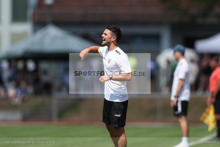 sport, action, Toto-Pokal Runde 1, Sportgelände, Fussball, FCS, FC06, Bad Kissingen, BFV, 19.07.2025, 1. FC Schweinfurt 1905, 1. FC 06 Bad Kissingen - Bild-ID: 2494222