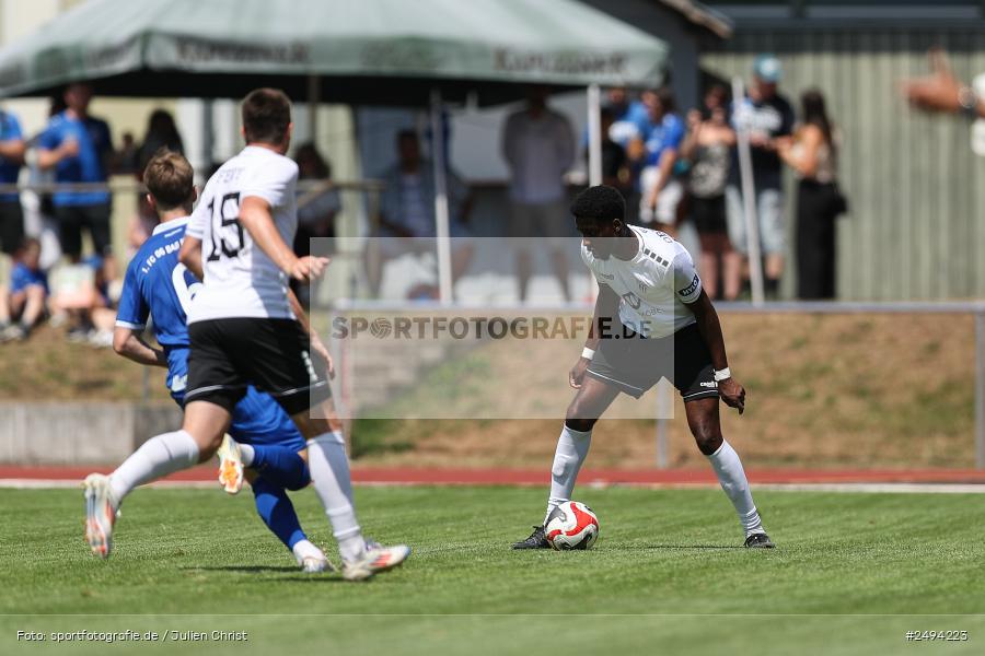 sport, action, Toto-Pokal Runde 1, Sportgelände, Fussball, FCS, FC06, Bad Kissingen, BFV, 19.07.2025, 1. FC Schweinfurt 1905, 1. FC 06 Bad Kissingen - Bild-ID: 2494223