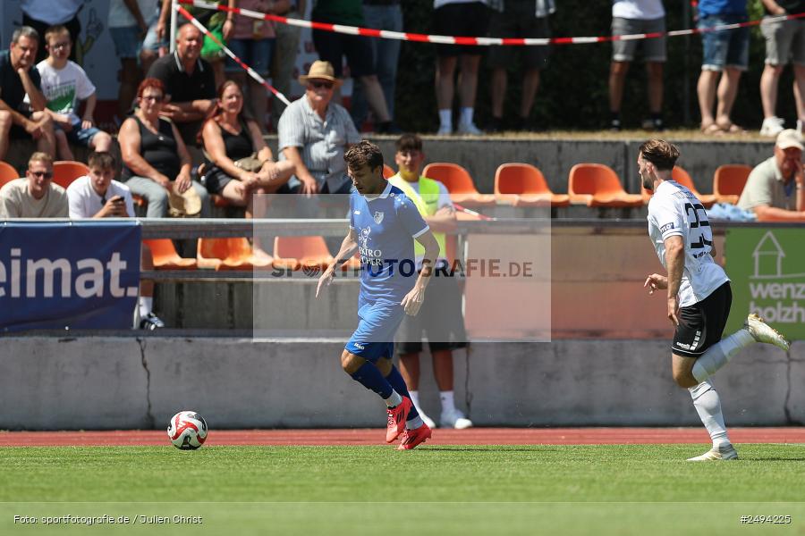 sport, action, Toto-Pokal Runde 1, Sportgelände, Fussball, FCS, FC06, Bad Kissingen, BFV, 19.07.2025, 1. FC Schweinfurt 1905, 1. FC 06 Bad Kissingen - Bild-ID: 2494225