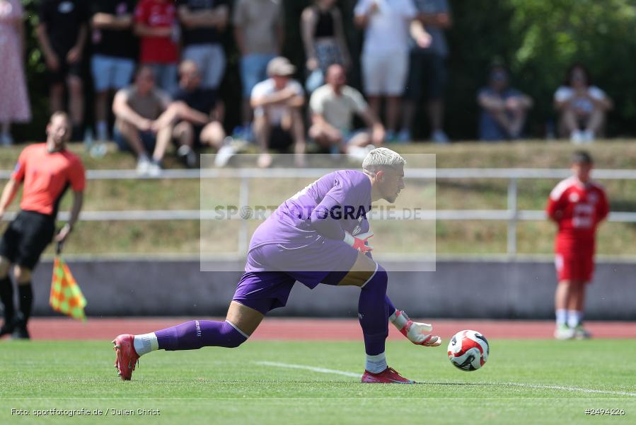 sport, action, Toto-Pokal Runde 1, Sportgelände, Fussball, FCS, FC06, Bad Kissingen, BFV, 19.07.2025, 1. FC Schweinfurt 1905, 1. FC 06 Bad Kissingen - Bild-ID: 2494226