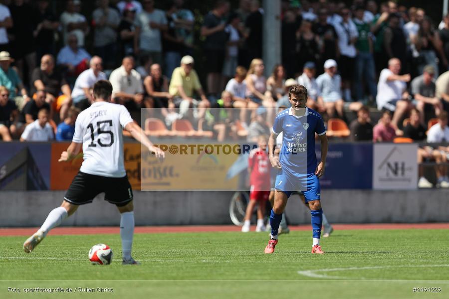 sport, action, Toto-Pokal Runde 1, Sportgelände, Fussball, FCS, FC06, Bad Kissingen, BFV, 19.07.2025, 1. FC Schweinfurt 1905, 1. FC 06 Bad Kissingen - Bild-ID: 2494229