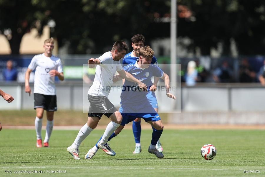 sport, action, Toto-Pokal Runde 1, Sportgelände, Fussball, FCS, FC06, Bad Kissingen, BFV, 19.07.2025, 1. FC Schweinfurt 1905, 1. FC 06 Bad Kissingen - Bild-ID: 2494232