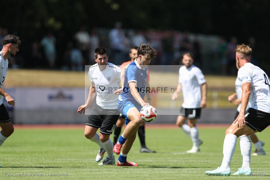 sport, action, Toto-Pokal Runde 1, Sportgelände, Fussball, FCS, FC06, Bad Kissingen, BFV, 19.07.2025, 1. FC Schweinfurt 1905, 1. FC 06 Bad Kissingen - Bild-ID: 2494236