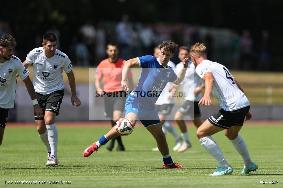 sport, action, Toto-Pokal Runde 1, Sportgelände, Fussball, FCS, FC06, Bad Kissingen, BFV, 19.07.2025, 1. FC Schweinfurt 1905, 1. FC 06 Bad Kissingen - Bild-ID: 2494239 sport, action, Toto-Pokal Runde 1, Sportgelände, Fussball, FCS, FC06, Bad Kissingen, BFV, 19.07.2025, 1. FC Schweinfurt 1905, 1. FC 06 Bad Kissingen - Bild-ID: 2494239