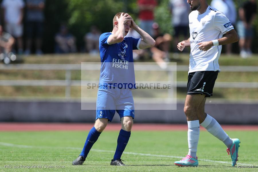 sport, action, Toto-Pokal Runde 1, Sportgelände, Fussball, FCS, FC06, Bad Kissingen, BFV, 19.07.2025, 1. FC Schweinfurt 1905, 1. FC 06 Bad Kissingen - Bild-ID: 2494244
