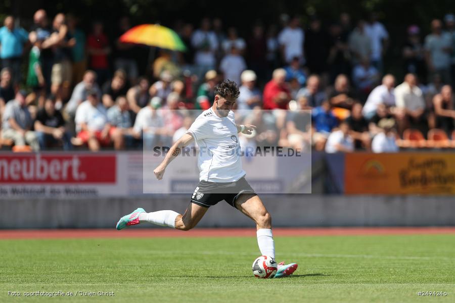 sport, action, Toto-Pokal Runde 1, Sportgelände, Fussball, FCS, FC06, Bad Kissingen, BFV, 19.07.2025, 1. FC Schweinfurt 1905, 1. FC 06 Bad Kissingen - Bild-ID: 2494246