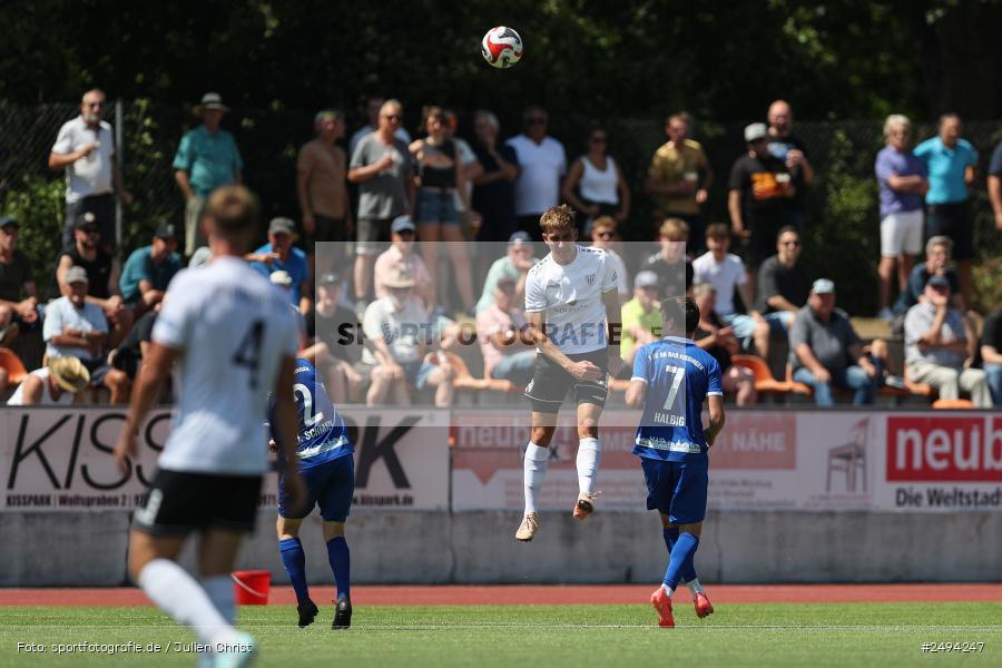 sport, action, Toto-Pokal Runde 1, Sportgelände, Fussball, FCS, FC06, Bad Kissingen, BFV, 19.07.2025, 1. FC Schweinfurt 1905, 1. FC 06 Bad Kissingen - Bild-ID: 2494247