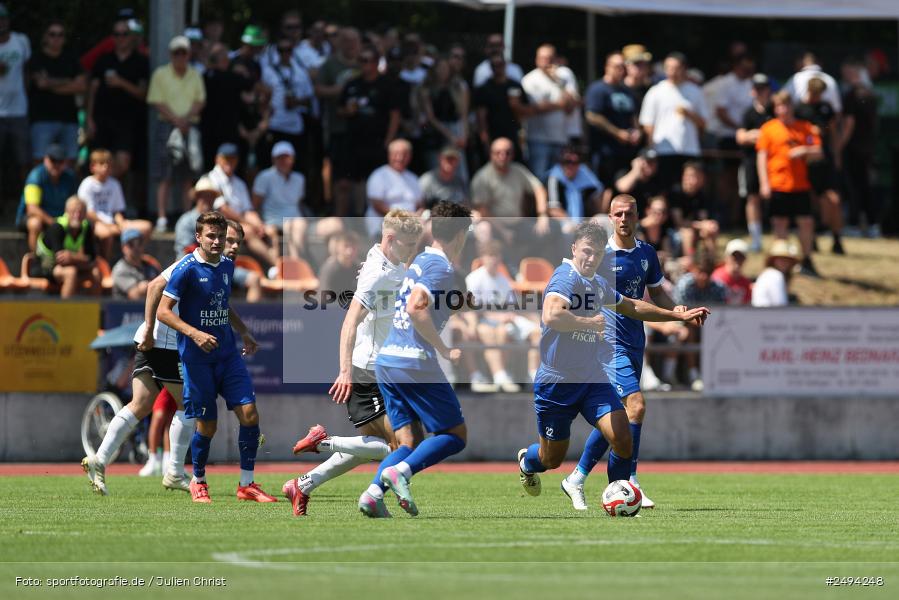 sport, action, Toto-Pokal Runde 1, Sportgelände, Fussball, FCS, FC06, Bad Kissingen, BFV, 19.07.2025, 1. FC Schweinfurt 1905, 1. FC 06 Bad Kissingen - Bild-ID: 2494248