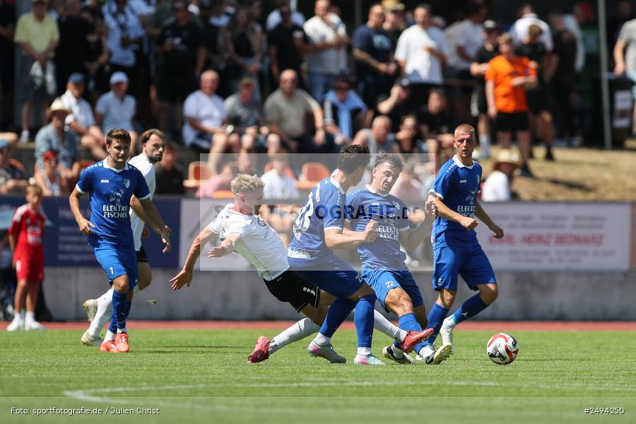 sport, action, Toto-Pokal Runde 1, Sportgelände, Fussball, FCS, FC06, Bad Kissingen, BFV, 19.07.2025, 1. FC Schweinfurt 1905, 1. FC 06 Bad Kissingen - Bild-ID: 2494250