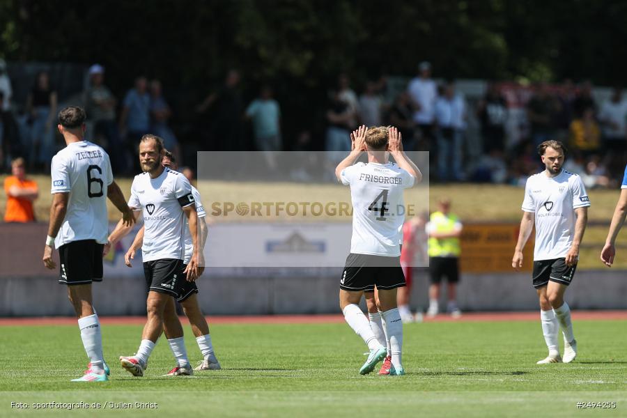 sport, action, Toto-Pokal Runde 1, Sportgelände, Fussball, FCS, FC06, Bad Kissingen, BFV, 19.07.2025, 1. FC Schweinfurt 1905, 1. FC 06 Bad Kissingen - Bild-ID: 2494255