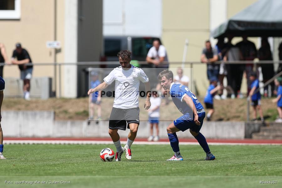 sport, action, Toto-Pokal Runde 1, Sportgelände, Fussball, FCS, FC06, Bad Kissingen, BFV, 19.07.2025, 1. FC Schweinfurt 1905, 1. FC 06 Bad Kissingen - Bild-ID: 2494257