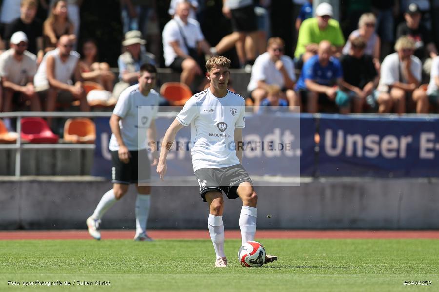 sport, action, Toto-Pokal Runde 1, Sportgelände, Fussball, FCS, FC06, Bad Kissingen, BFV, 19.07.2025, 1. FC Schweinfurt 1905, 1. FC 06 Bad Kissingen - Bild-ID: 2494259