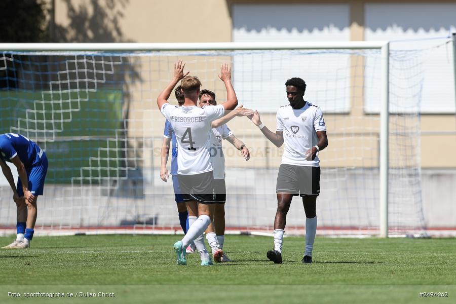 sport, action, Toto-Pokal Runde 1, Sportgelände, Fussball, FCS, FC06, Bad Kissingen, BFV, 19.07.2025, 1. FC Schweinfurt 1905, 1. FC 06 Bad Kissingen - Bild-ID: 2494262