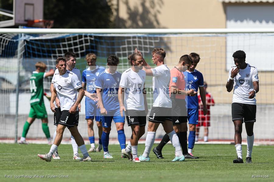 sport, action, Toto-Pokal Runde 1, Sportgelände, Fussball, FCS, FC06, Bad Kissingen, BFV, 19.07.2025, 1. FC Schweinfurt 1905, 1. FC 06 Bad Kissingen - Bild-ID: 2494264