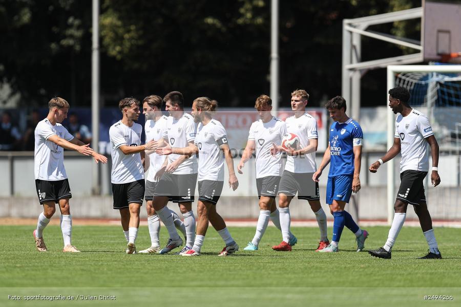 sport, action, Toto-Pokal Runde 1, Sportgelände, Fussball, FCS, FC06, Bad Kissingen, BFV, 19.07.2025, 1. FC Schweinfurt 1905, 1. FC 06 Bad Kissingen - Bild-ID: 2494266