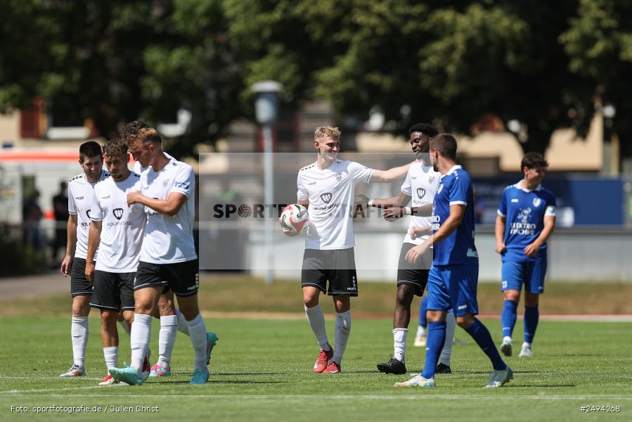 sport, action, Toto-Pokal Runde 1, Sportgelände, Fussball, FCS, FC06, Bad Kissingen, BFV, 19.07.2025, 1. FC Schweinfurt 1905, 1. FC 06 Bad Kissingen - Bild-ID: 2494268