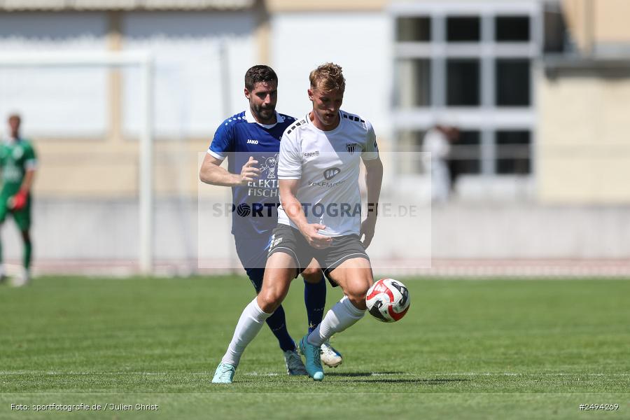 sport, action, Toto-Pokal Runde 1, Sportgelände, Fussball, FCS, FC06, Bad Kissingen, BFV, 19.07.2025, 1. FC Schweinfurt 1905, 1. FC 06 Bad Kissingen - Bild-ID: 2494269