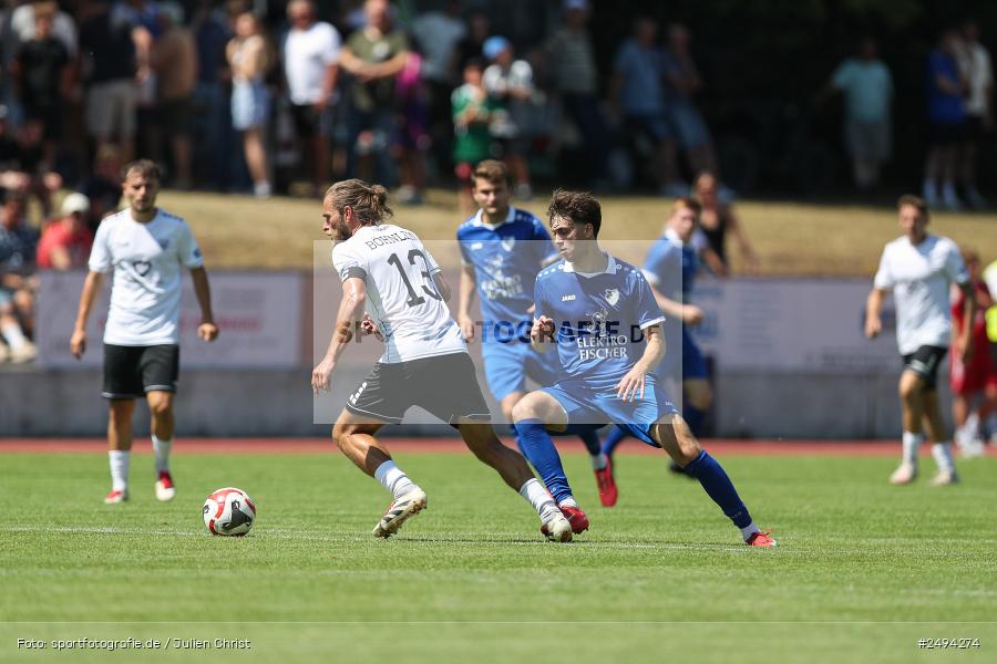 sport, action, Toto-Pokal Runde 1, Sportgelände, Fussball, FCS, FC06, Bad Kissingen, BFV, 19.07.2025, 1. FC Schweinfurt 1905, 1. FC 06 Bad Kissingen - Bild-ID: 2494274