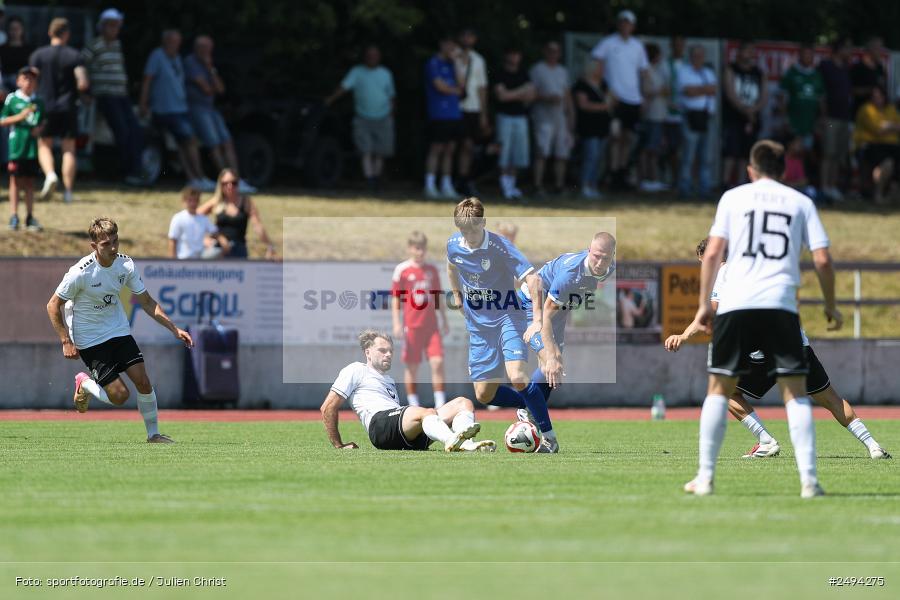 sport, action, Toto-Pokal Runde 1, Sportgelände, Fussball, FCS, FC06, Bad Kissingen, BFV, 19.07.2025, 1. FC Schweinfurt 1905, 1. FC 06 Bad Kissingen - Bild-ID: 2494275