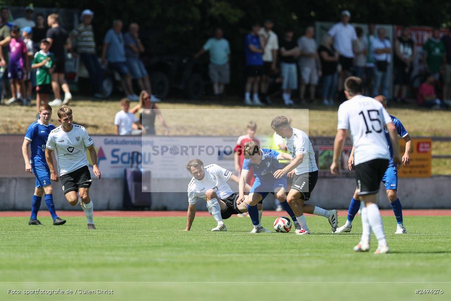 sport, action, Toto-Pokal Runde 1, Sportgelände, Fussball, FCS, FC06, Bad Kissingen, BFV, 19.07.2025, 1. FC Schweinfurt 1905, 1. FC 06 Bad Kissingen - Bild-ID: 2494276