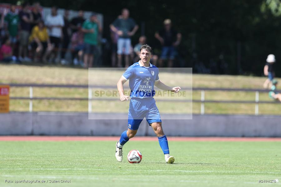 sport, action, Toto-Pokal Runde 1, Sportgelände, Fussball, FCS, FC06, Bad Kissingen, BFV, 19.07.2025, 1. FC Schweinfurt 1905, 1. FC 06 Bad Kissingen - Bild-ID: 2494278