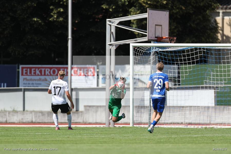 sport, action, Toto-Pokal Runde 1, Sportgelände, Fussball, FCS, FC06, Bad Kissingen, BFV, 19.07.2025, 1. FC Schweinfurt 1905, 1. FC 06 Bad Kissingen - Bild-ID: 2494279
