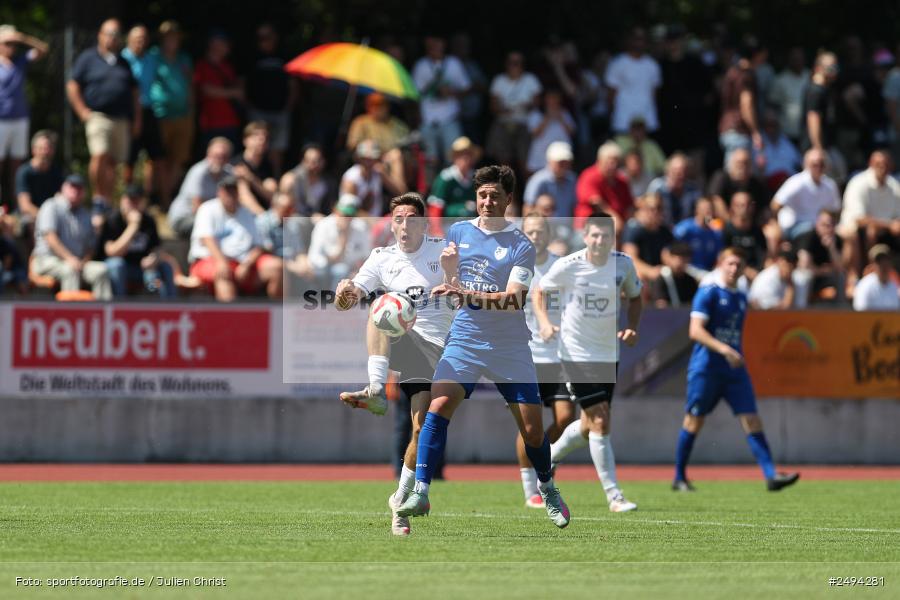 sport, action, Toto-Pokal Runde 1, Sportgelände, Fussball, FCS, FC06, Bad Kissingen, BFV, 19.07.2025, 1. FC Schweinfurt 1905, 1. FC 06 Bad Kissingen - Bild-ID: 2494281