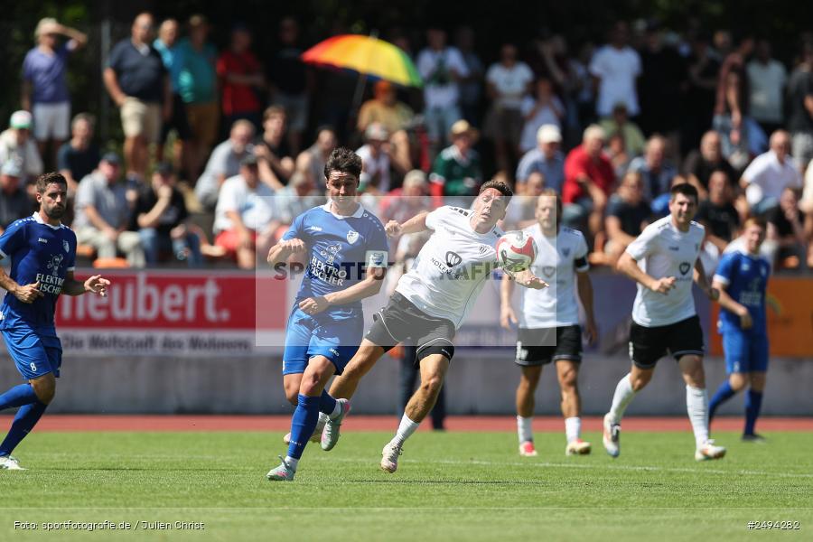 sport, action, Toto-Pokal Runde 1, Sportgelände, Fussball, FCS, FC06, Bad Kissingen, BFV, 19.07.2025, 1. FC Schweinfurt 1905, 1. FC 06 Bad Kissingen - Bild-ID: 2494282