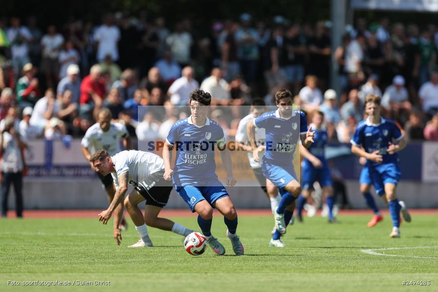 sport, action, Toto-Pokal Runde 1, Sportgelände, Fussball, FCS, FC06, Bad Kissingen, BFV, 19.07.2025, 1. FC Schweinfurt 1905, 1. FC 06 Bad Kissingen - Bild-ID: 2494283