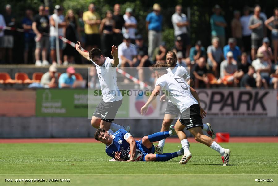 sport, action, Toto-Pokal Runde 1, Sportgelände, Fussball, FCS, FC06, Bad Kissingen, BFV, 19.07.2025, 1. FC Schweinfurt 1905, 1. FC 06 Bad Kissingen - Bild-ID: 2494285