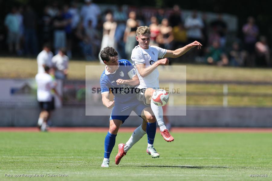 sport, action, Toto-Pokal Runde 1, Sportgelände, Fussball, FCS, FC06, Bad Kissingen, BFV, 19.07.2025, 1. FC Schweinfurt 1905, 1. FC 06 Bad Kissingen - Bild-ID: 2494288