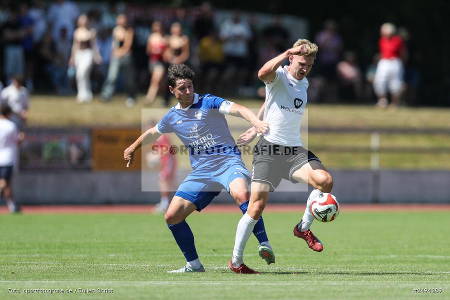 sport, action, Toto-Pokal Runde 1, Sportgelände, Fussball, FCS, FC06, Bad Kissingen, BFV, 19.07.2025, 1. FC Schweinfurt 1905, 1. FC 06 Bad Kissingen - Bild-ID: 2494289