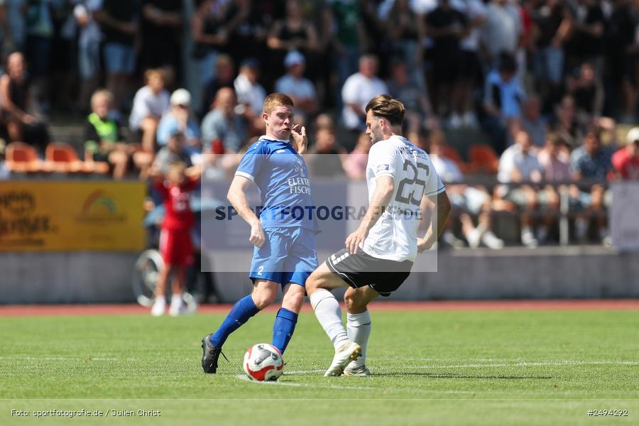 sport, action, Toto-Pokal Runde 1, Sportgelände, Fussball, FCS, FC06, Bad Kissingen, BFV, 19.07.2025, 1. FC Schweinfurt 1905, 1. FC 06 Bad Kissingen - Bild-ID: 2494292