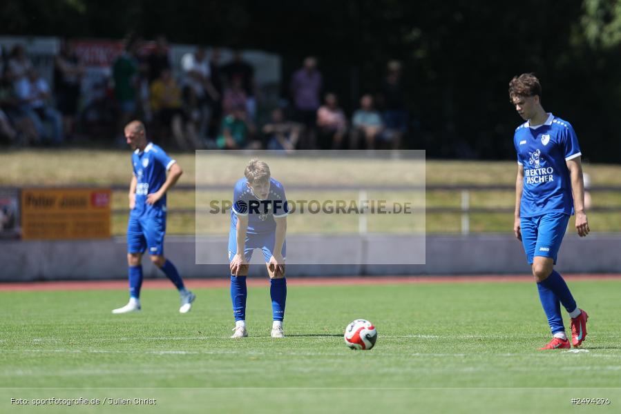 sport, action, Toto-Pokal Runde 1, Sportgelände, Fussball, FCS, FC06, Bad Kissingen, BFV, 19.07.2025, 1. FC Schweinfurt 1905, 1. FC 06 Bad Kissingen - Bild-ID: 2494296