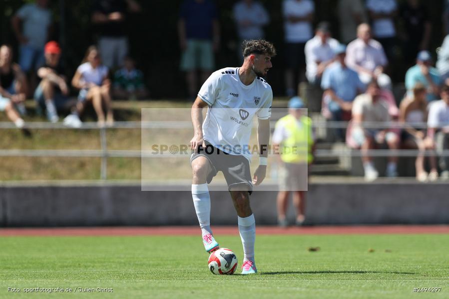 sport, action, Toto-Pokal Runde 1, Sportgelände, Fussball, FCS, FC06, Bad Kissingen, BFV, 19.07.2025, 1. FC Schweinfurt 1905, 1. FC 06 Bad Kissingen - Bild-ID: 2494297