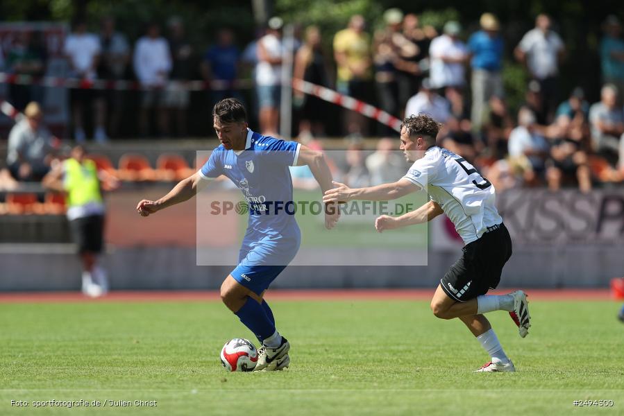 sport, action, Toto-Pokal Runde 1, Sportgelände, Fussball, FCS, FC06, Bad Kissingen, BFV, 19.07.2025, 1. FC Schweinfurt 1905, 1. FC 06 Bad Kissingen - Bild-ID: 2494300