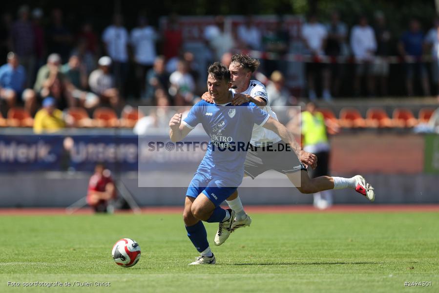 sport, action, Toto-Pokal Runde 1, Sportgelände, Fussball, FCS, FC06, Bad Kissingen, BFV, 19.07.2025, 1. FC Schweinfurt 1905, 1. FC 06 Bad Kissingen - Bild-ID: 2494301